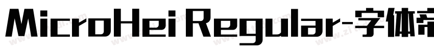 MicroHei Regular字体转换